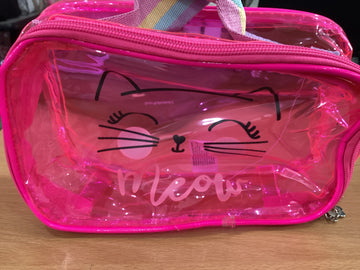 Cosmetiquera plastico gato