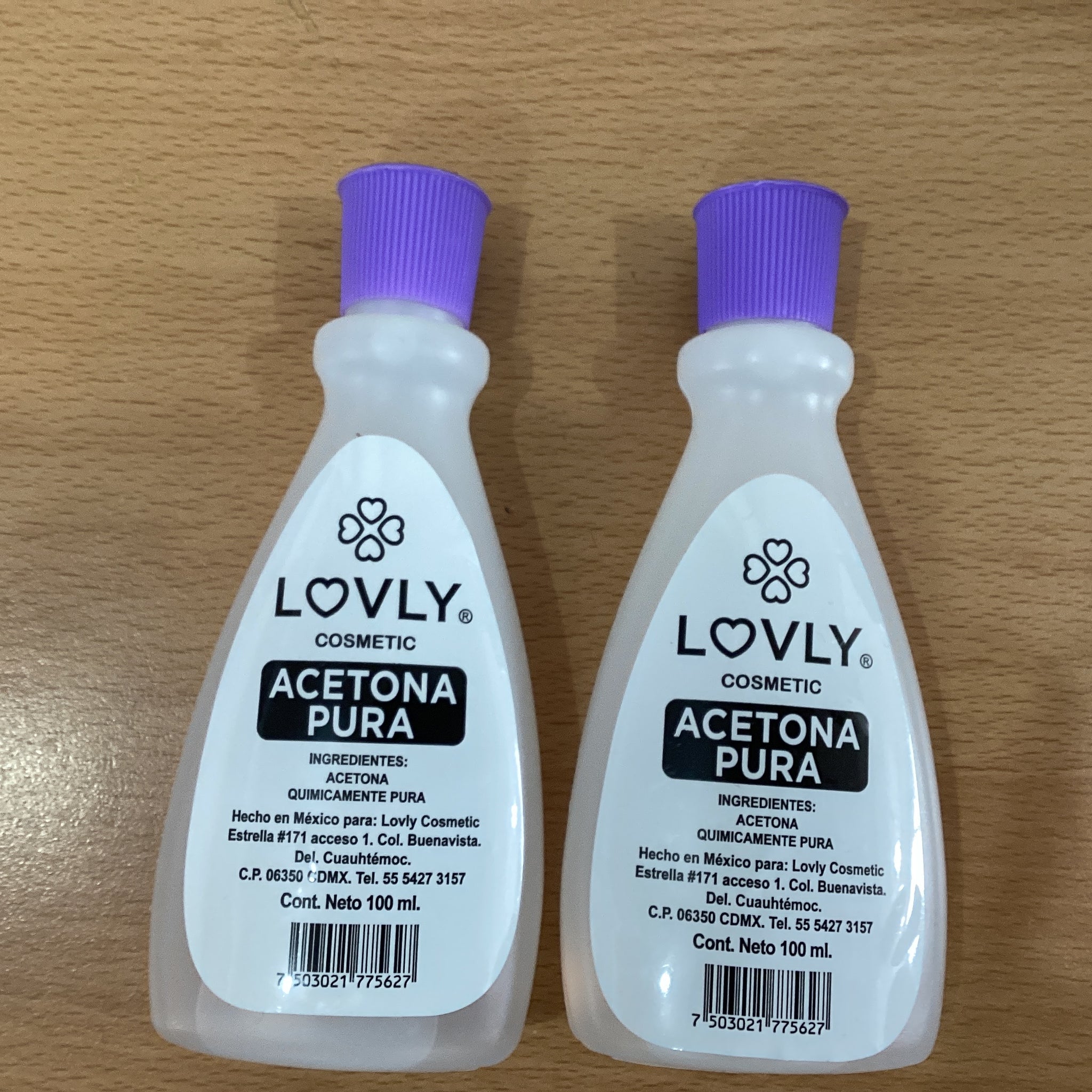 Acetona LOVLY