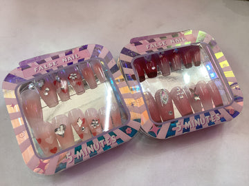 Uñas con pegamento***$