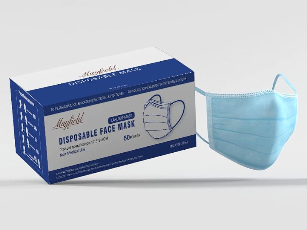 Mayfield Cubrebocas TTP Caja 50 piezas