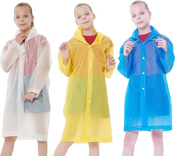 Impermeable Infantil Reutilizable Con Capucha