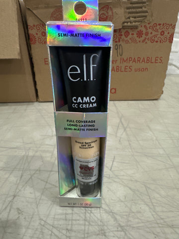 ELF Camo CC cream Semi-Matte Finish SPF 30