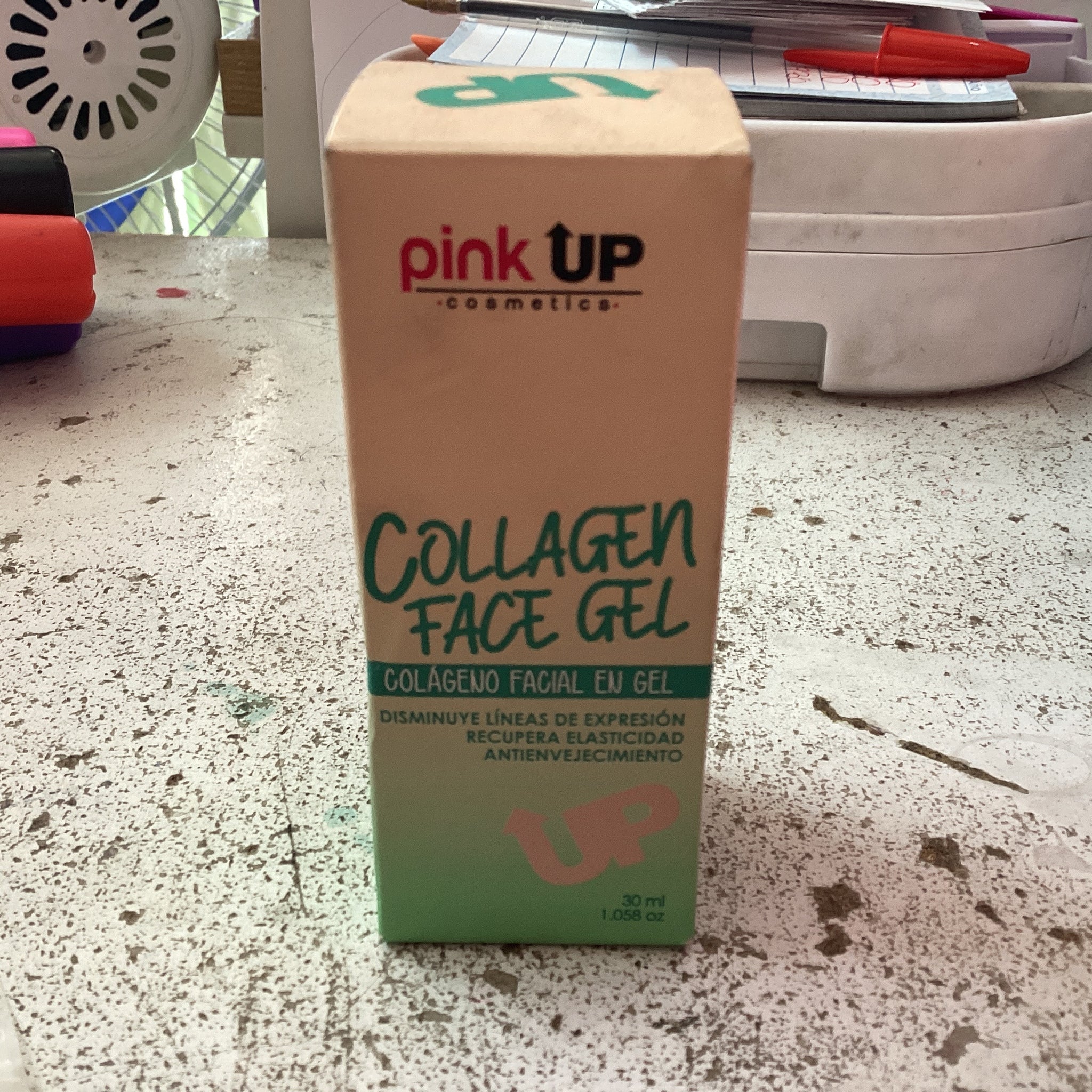 Colageno facial en gel pink up ***$