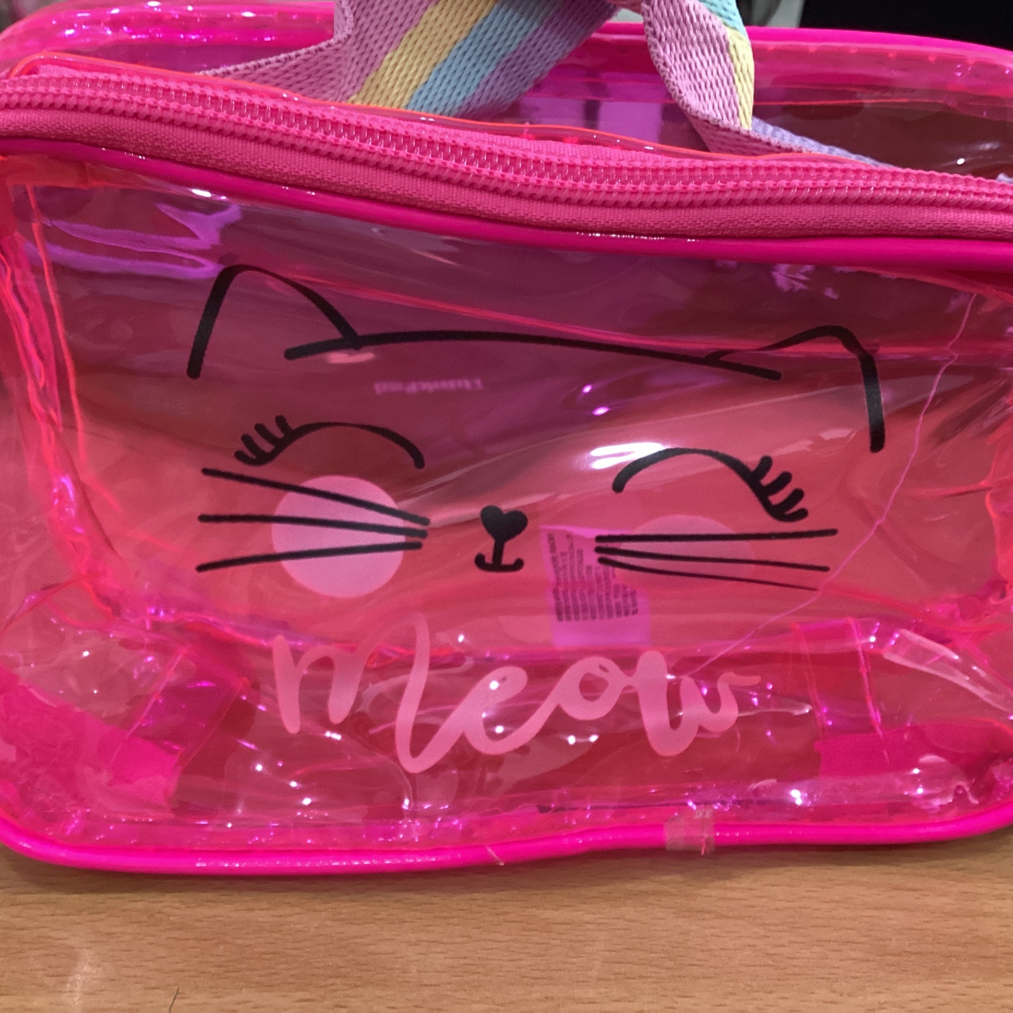 Cosmetiquera plastico gato