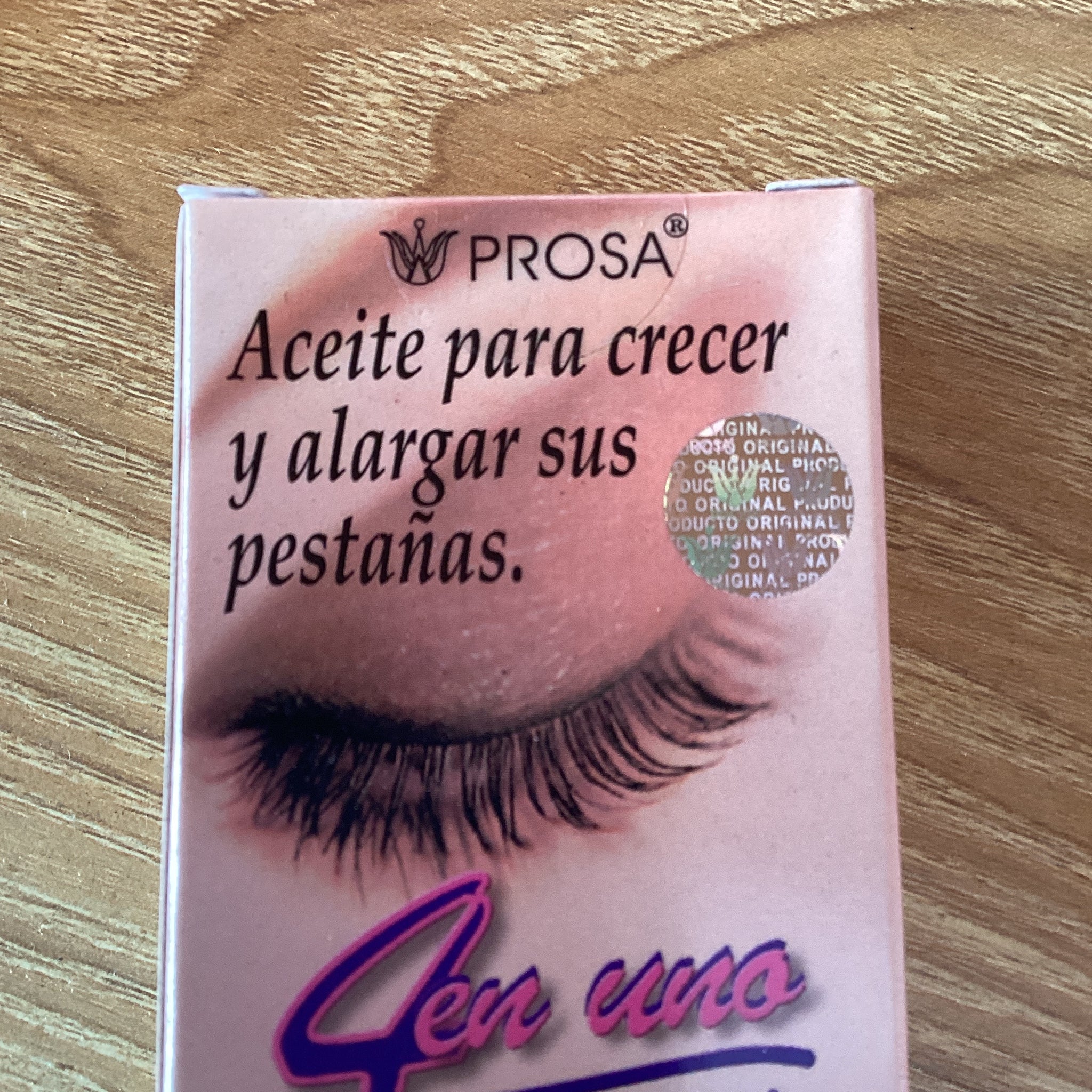 Aceite para pestañas prosa ***$