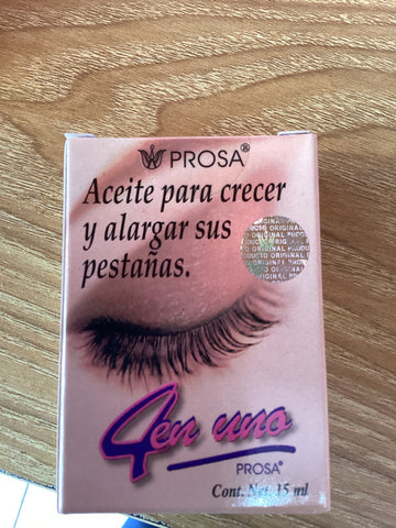 Aceite para pestañas prosa ***$