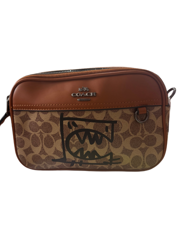 Crossbody 3 Coach serigrafiado dragón***$