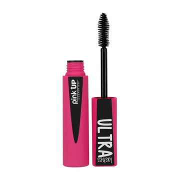 Pink up, ultra lashes, máscara de pestañas.