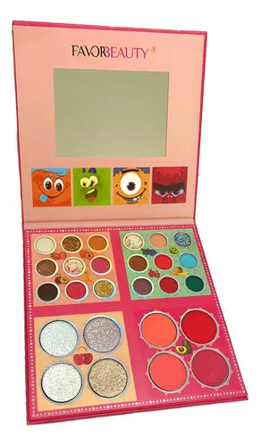 Favor beauty, paleta de sombras, halloween monster.